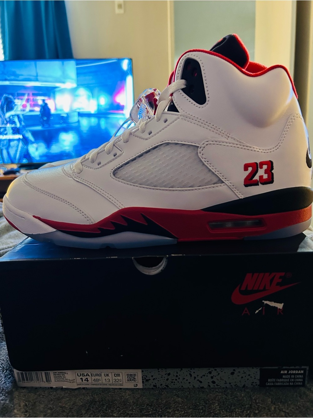 Nike Air Jordan Retro 5 Fire Red